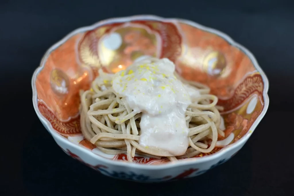 白子クリーム蕎麦 冬季限定