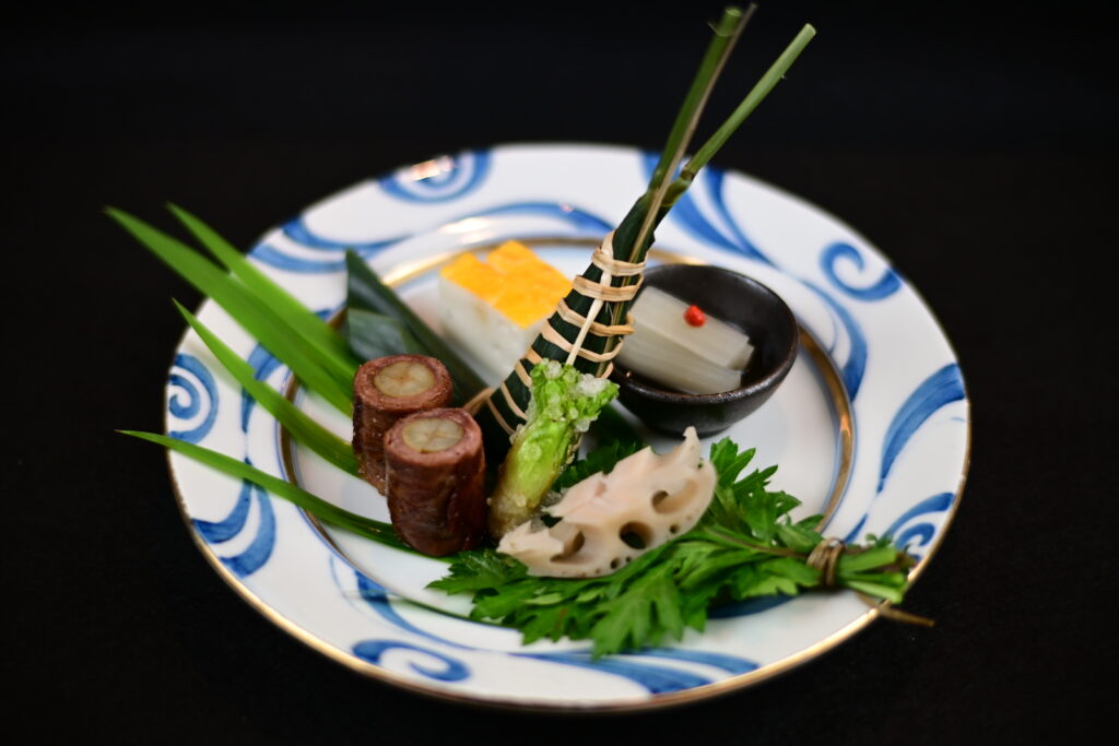 5月前菜　端午の節句見立て
