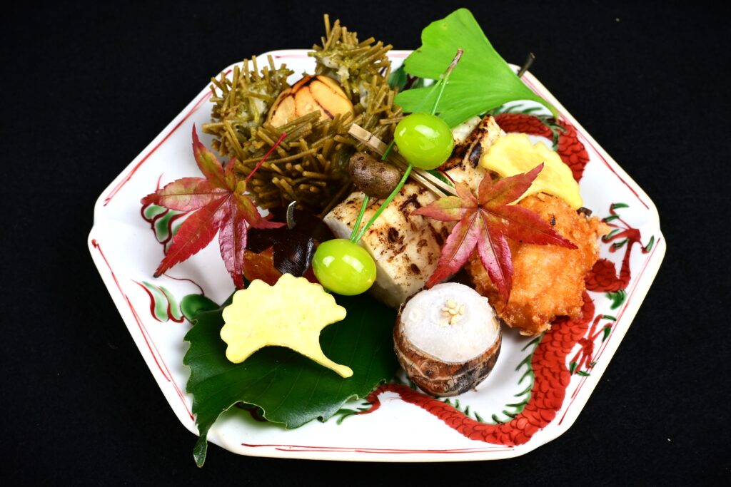 10月御前菜　秋の吹き寄せ盛り